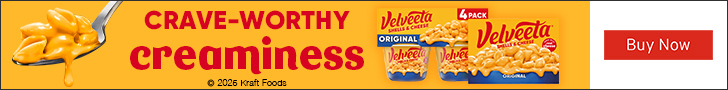 Advertisement for The Kraft Heinz Company. CRAVE-WORTHY creaminess. 2025 Kraft Foods. Buy Now