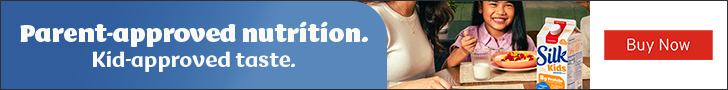 Advertisement for Danone. Parent-approved nutrition. Kid-approved taste. Buy now.