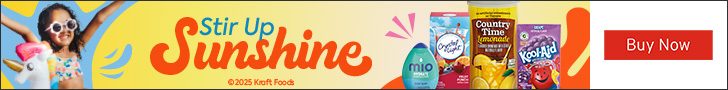 Advertisement for Kraft Heinz. Stir Up Sunshine. Buy Now.
