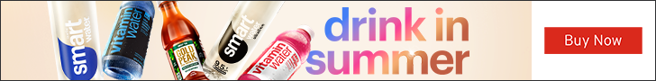 Advertisement for The Coca Cola. drink in summer. Buy Now.