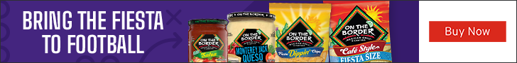 Advertisement for Utz Quality Foods, LLC. BRING THE FIESTA TO FOOTBALL. Buy Now.