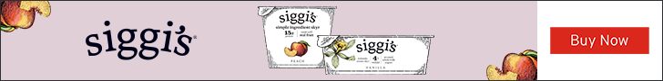 Advertisement for Siggis. Buy Now.