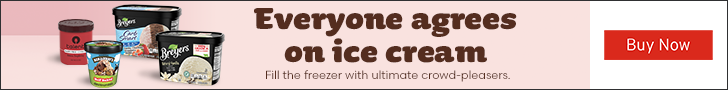 Advertisement for Unilever: Everyone agrees on ice cream. Buy Now.